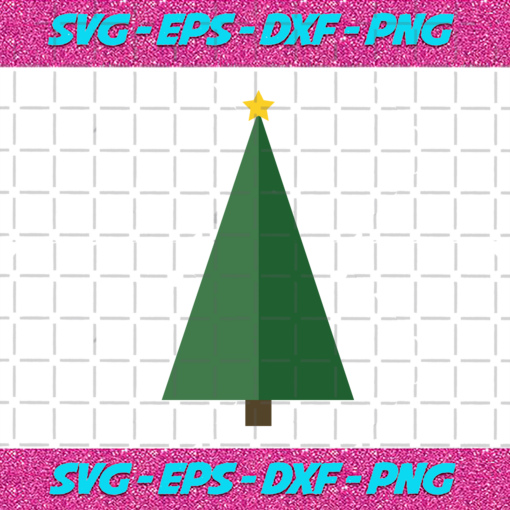 Triangle Christmas Tree Svg CM1120204