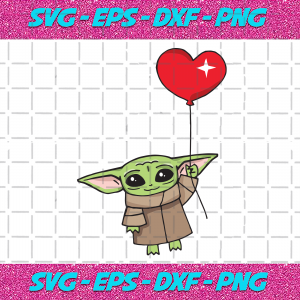 Free Free 107 Svg Baby Yoda Holding Mickey Balloon SVG PNG EPS DXF File