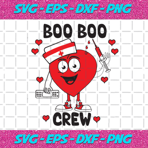 Valentine Boo Boo Crew Svg VA07012021