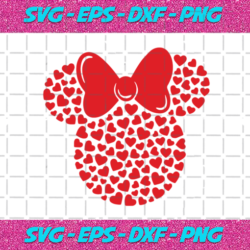 Valentine Minnie Mouse Svg VA11012021