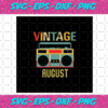 Vintage August Vintage Radio Radio Svg BD030820208