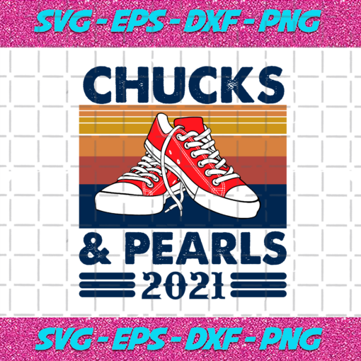 Vintage Chucks And Pearls 2021 Svg TD20120212