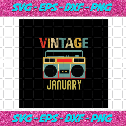 Vintage January Vintage Radio Radio Svg BD030820201