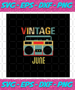 Vintage June Vintage Radio Radio Svg BD030820206