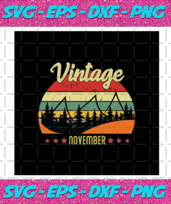 Vintage November Retro Vintage Svg BD0308202011