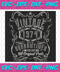 Vintage Quality Without Compromise 1974 Svg BD1512202033