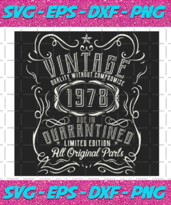 Vintage Quality Without Compromise 1978 Svg BD1512202037