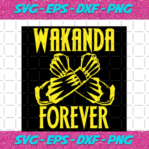 Wakanda forever hands svg TD29082020