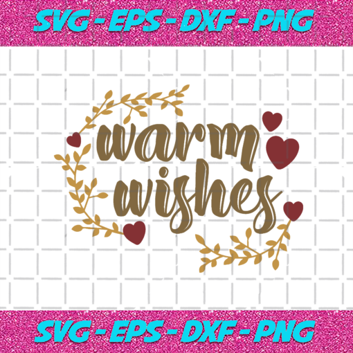 Warm Wishes Heart Christmas Png CM112020