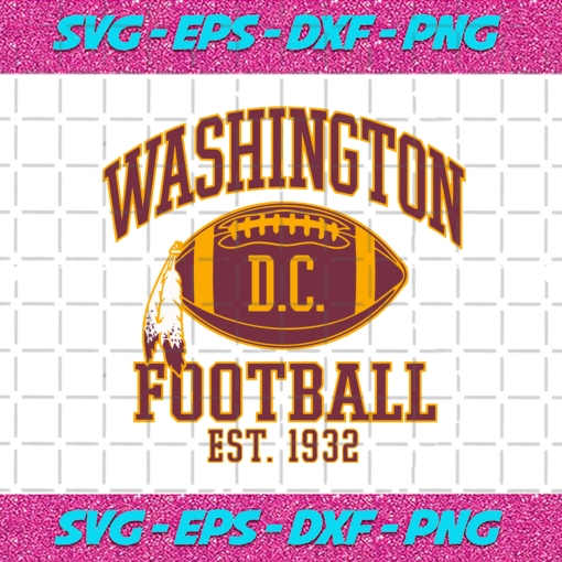 Washington DC Football Svg SP21122020