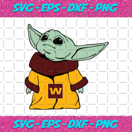 Washington Football Team NFL Baby Yoda Svg SP18122020