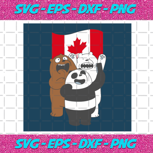 We Bare Bear Canada Svg TD23012021