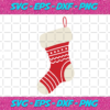 White And Red Christmas Stocking Svg CM23112020