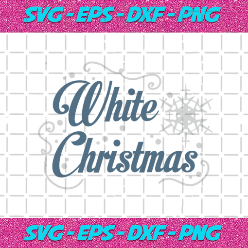 White Christmas Svg CM23112020