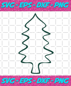White Christmas Tree Svg CM231120203
