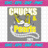 Yellow Chucks And Pearls 2021 Svg TD2012021