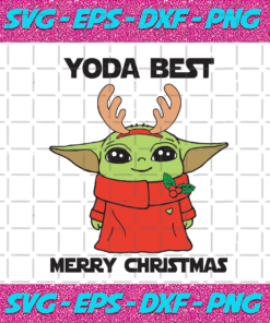 Yoda Best Merry Christmas Christmas Svg CM08102020