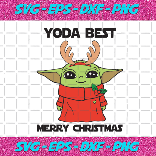 Yoda Best Merry Christmas Christmas Svg CM08102020