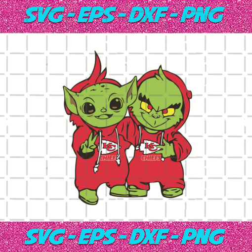 Yoda and Grinch Kansas City Chiefs Sport Svg SP040120211
