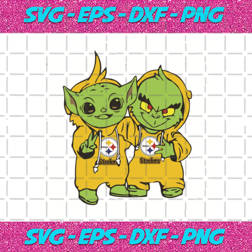 Yoda and Grinch Pittsburgh Steelers Sport Svg SP040120217
