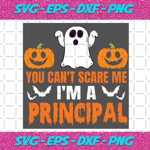 You Cant Scare Me Im a Principal Halloween Svg HW171020205