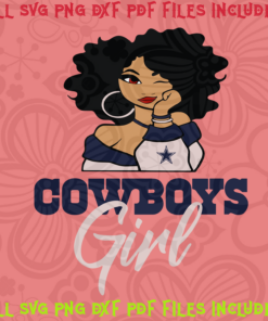 Cowboys Girl svg Sport Logo Bundle Dallas CowboysNFL svglove football love dallas cowboys