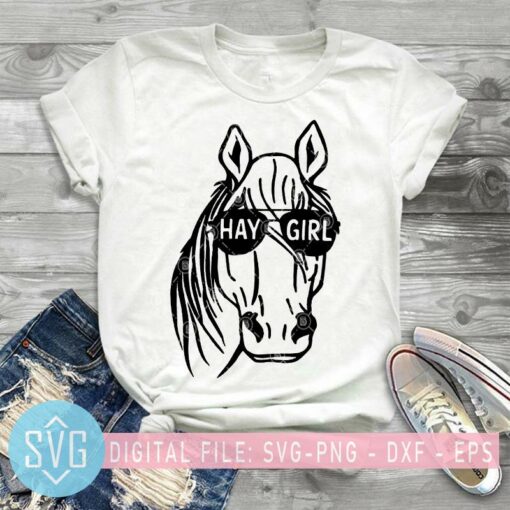 hay girl horse