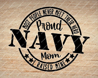 Proud Navy Mom Svg File Navy Svg Proud SVG Cut File SVG, PNG ...