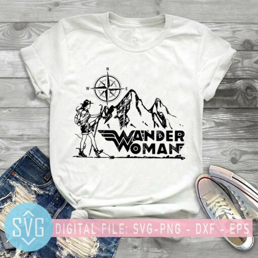 woman hiking