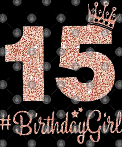 15th Birthday Girl Pink Crown