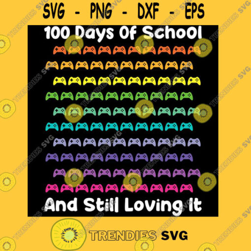 100 Days Of School Gaming Gamer T Shirt