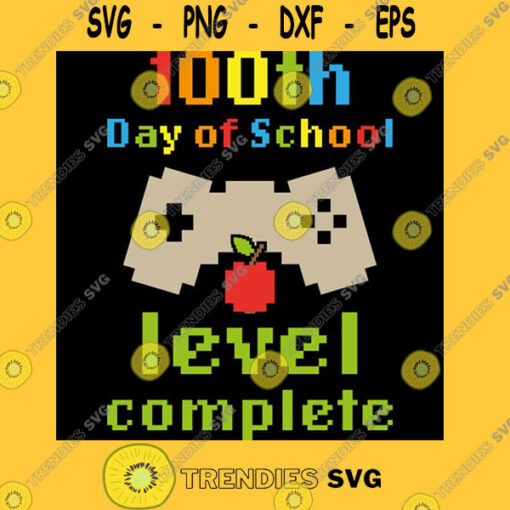 100th Day of School Level Complete Gamer Achievement T Shirt