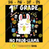 1st Grade No Prob Llama Teacher Student First Day Of School T Shirt
