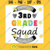 3rd Grade Squad Third Grade Teacher Student Back to School Gift Idea T Shirt