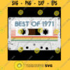 50th Birthday Best of 1971 Cassette Tape Vintage for Gift Essential T Shirt