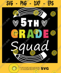 5th Grade Squad Fifth Grade Teacher Student Back to School Gift Idea T Shirt Copy
