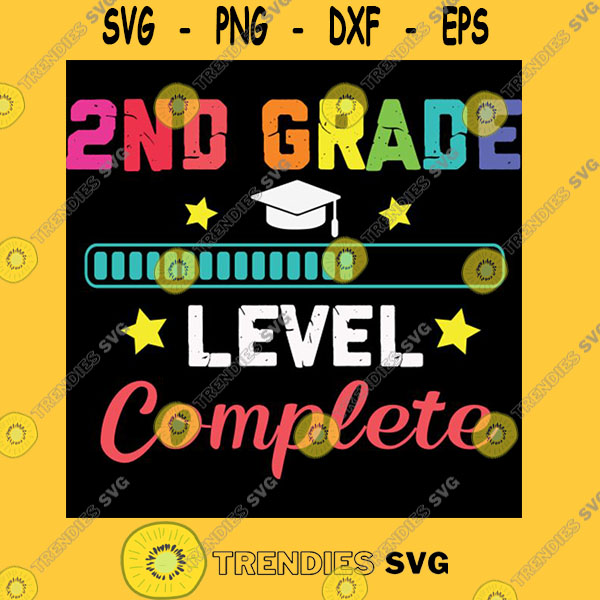 Back To School Svg Back To School 2nd Grade Level Complete Svg Trendiessvg