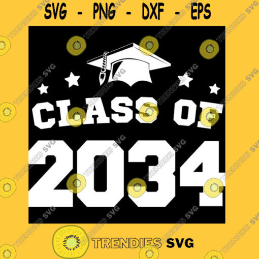 Class Of 2034 Pre K Graduate Preschool Graduation Grow With Me T Shirt Copy
