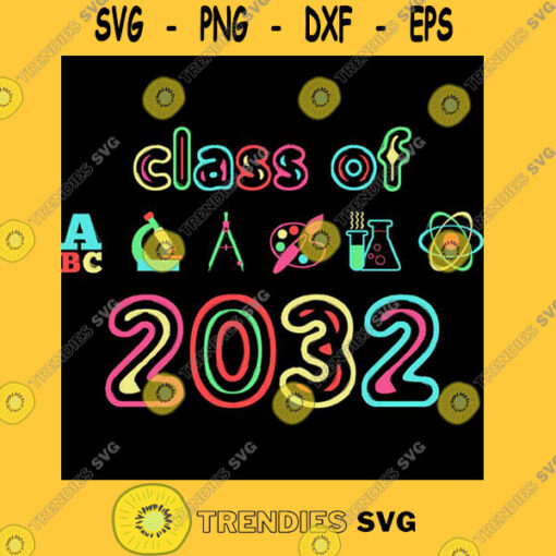 Class of 2032 Pre K 2019 Kindergarten Preschool Graduation T Shirt