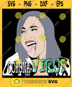 Cardi B SVG - Corona-Virus