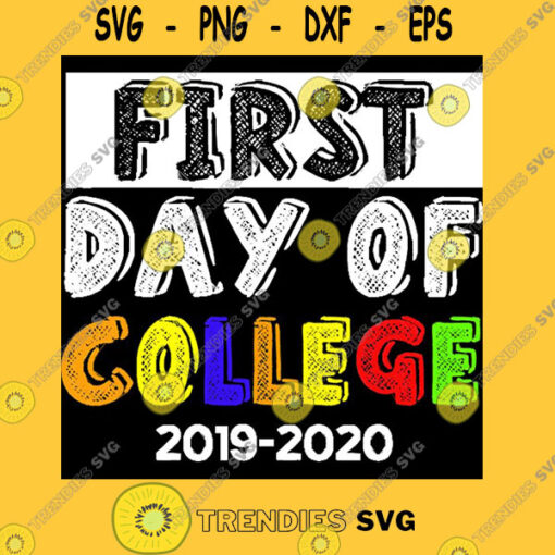 Cute First Day Of College Tee Back To School Gifts T Shirt