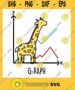 Cute Giraffe Graph Animal Pun Classic T Shirt