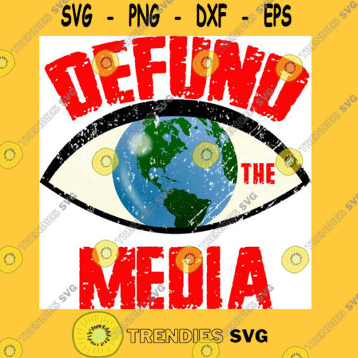 Defund the Media Funny Anti Fake News design T Shirt