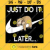 Do It Later Funny Sleepy Sloth For Lazy Sloth Lover Classic T Shirt