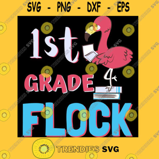 First grade flock flamingo back to school T Shirt