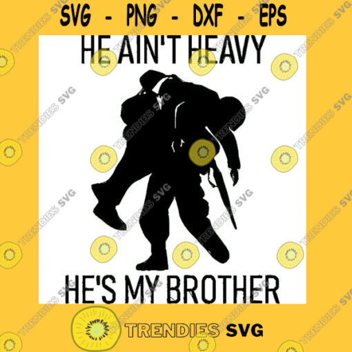 He ain39t heavy he39s my brother Black T Shirt
