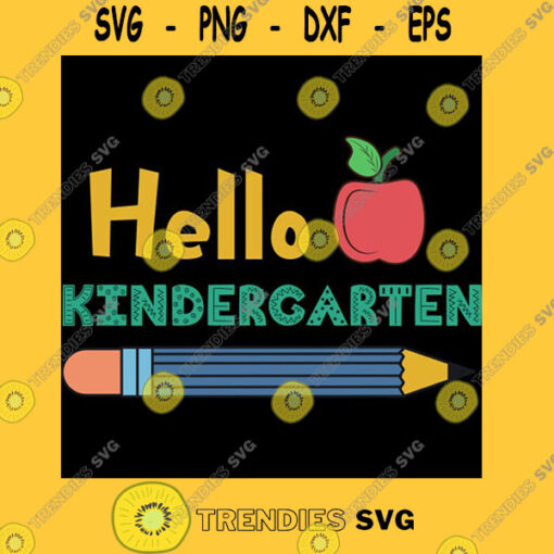 Hello Kindergarten back to school kids T Shirt