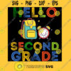 Hello Second Grade Colorful Funny Backpack Vintage Classic T Shirt