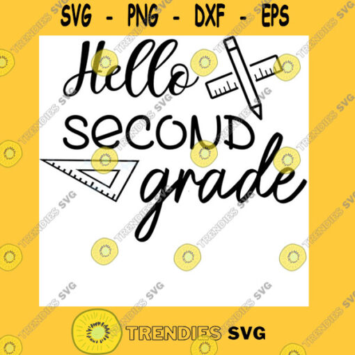 Hello Second Grade Funny 2nd Grade Back To School Gift Classic T Shirt