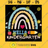 Hello kindergarten back to school rainbow kids T Shirt